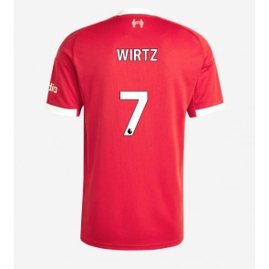 Liverpool Florian Wirtz #7 Hjemmebanetrøje 2025-26 Kortærmet